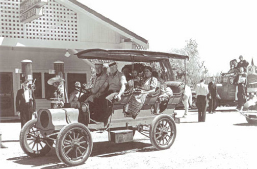 Almaden Feed & Fuel Old Car.