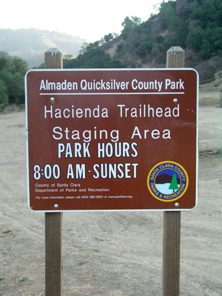 [ Photo of Trailhead sign. ]