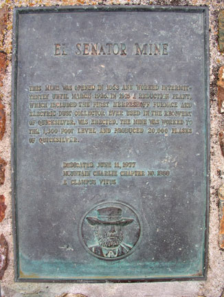 [ Photo of El Senator Mine. ]
