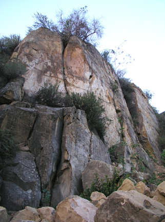 [ Photo of exposed rock. ]