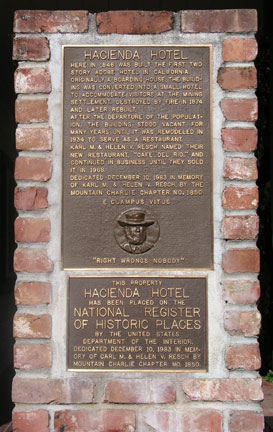 [ Photo of plaque. ]