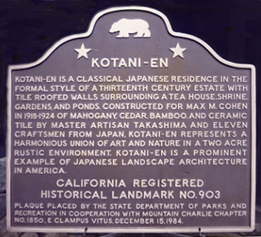 [ Photo of plaque. ]