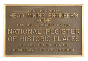 [ photo of NRHS plaque. ]