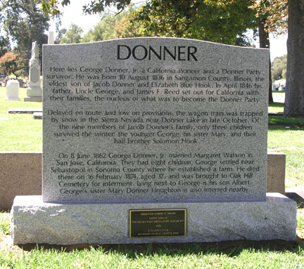 [ Donner monument, Photo  Jack C. Furlow 2004. ]