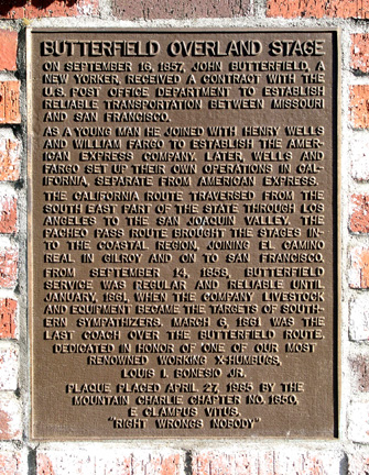 [ Photo of plaque closeup. ]