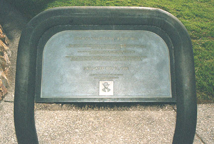 [ Photo of plaque #2. ]