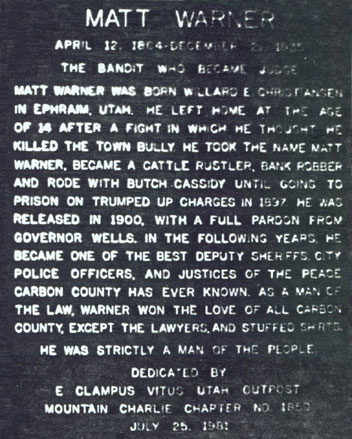 B-W photo of plaque closeup