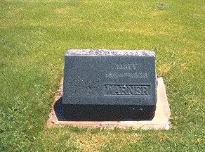 Photo of Matt Warner's grave